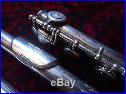 Flute L. LEBRET Old boehm system silvered FLUTE