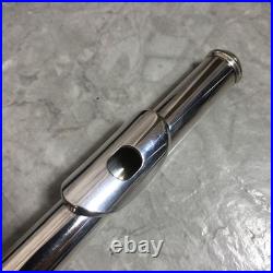 Flute YAMAHA YFL 311 Used SILVER Music Instrument with case From JAPAN Flute YAMAHA YFL 311 Used SILVER Music Instrument with case From JAPAN