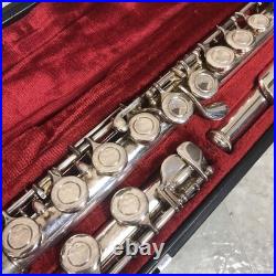 Flute YAMAHA YFL 311 Used SILVER Music Instrument with case From JAPAN Flute YAMAHA YFL 311 Used SILVER Music Instrument with case From JAPAN