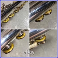 Flute YAMAHA YFL 311 Used SILVER Music Instrument with case From JAPAN Flute YAMAHA YFL 311 Used SILVER Music Instrument with case From JAPAN