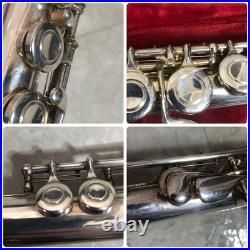 Flute YAMAHA YFL 311 Used SILVER Music Instrument with case From JAPAN Flute YAMAHA YFL 311 Used SILVER Music Instrument with case From JAPAN