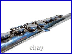 Flute Yamaha 221 Silver Flute and Cleaning Rod With Hard Case
