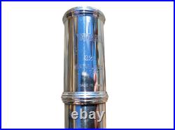 Flute Yamaha 221 Silver Plated Flute Offset G Key Cleaning Rod and Hard Case