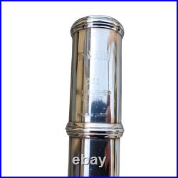 Flute Yamaha 221 Silver Plated Flute Offset G Key and Original Hard Case