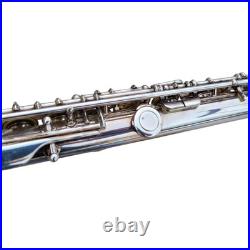 Flute Yamaha 221 Silver Plated Flute Offset G Key and Original Hard Case