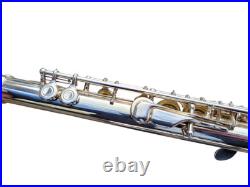Flute Yamaha 221 Silver Plated Flute Offset G Key and Padded Pro Tec Case