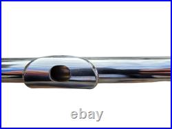 Flute Yamaha 221 Silver Plated Flute Offset G Key and Padded Pro Tec Case