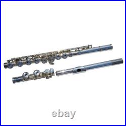 Flute Yamaha Advantage Silver Plated Flute Offset G Key with Yamaha Hard Case