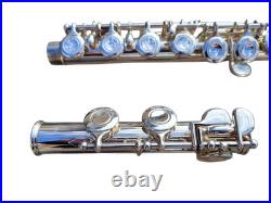 Flute Yamaha Advantage Silver Plated Flute Offset G Key with Yamaha Hard Case