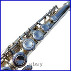 Flute Yamaha Advantage Silver Plated Flute Offset G Key with Yamaha Hard Case