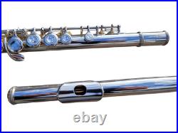Flute Yamaha Advantage Silver Plated Flute Offset G Key with Yamaha Hard Case