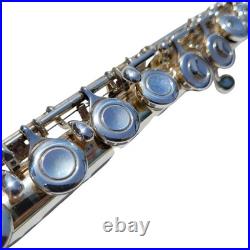 Flute Yamaha Advantage Silver Plated Flute Offset G Key with Yamaha Hard Case