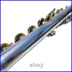 Flute Yamaha Advantage Silver Plated Flute Offset G Key with Yamaha Hard Case