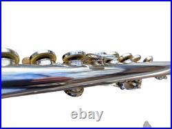 Flute Yamaha Advantage Silver Plated Flute Offset G Key with Yamaha Hard Case