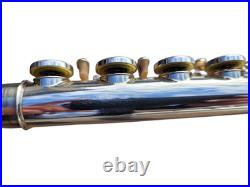 Flute Yamaha Advantage Silver Plated Flute Offset G Key with Yamaha Hard Case