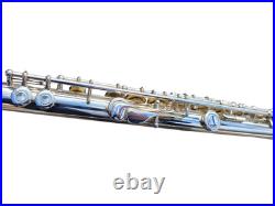 Flute Yamaha Advantage Silver Plated Flute Offset G Key with Yamaha Hard Case