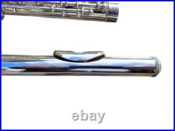 Flute Yamaha Advantage Silver Plated Flute Offset G Key with Yamaha Hard Case