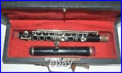 Flute piccolo J. L. Thibouville ébène début 1900 high quality model