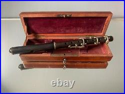 Flute Piccolo Instrument De Musique Ancien Bois 6 Clefs 19 Century 