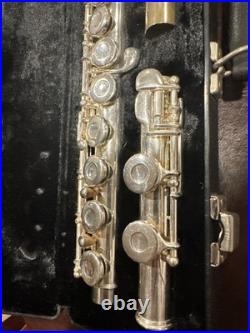 GEMEINHARDT 2SP Silver Plate FLUTE Hard Case USA. Rarely Used