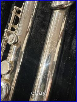 GEMEINHARDT 2SP Silver Plate FLUTE Hard Case USA. Rarely Used