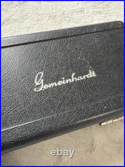 GEMEINHARDT 2SP Silver Plate FLUTE Hard Case USA Unrestored