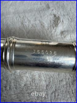 GEMEINHARDT 2SP Silver Plate FLUTE Hard Case USA Unrestored