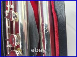 GEMEINHARDT 30B Flute Silver Plated Open Hole Original Hard Case + Carrying GEMEINHARDT 30B Flute Silver Plated Open Hole Original Hard Case + Carrying