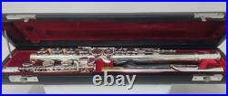 GEMEINHARDT 30B Flute Silver Plated Open Hole Original Hard Case + Carrying GEMEINHARDT 30B Flute Silver Plated Open Hole Original Hard Case + Carrying