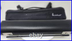 GEMEINHARDT 30B Flute Silver Plated Open Hole Original Hard Case + Carrying GEMEINHARDT 30B Flute Silver Plated Open Hole Original Hard Case + Carrying