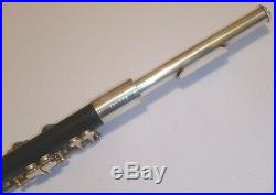 GEMEINHARDT 4PSH PICCOLO #104534 WithCASE CLEANING ROD SOLID SILVER HEAD KEY C