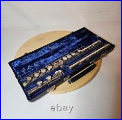 GEMEINHARDT ELKHART M2 Nickel Silver Flute withCase c. 1978