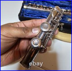 GEMEINHARDT ELKHART M2 Nickel Silver Flute withCase c. 1978