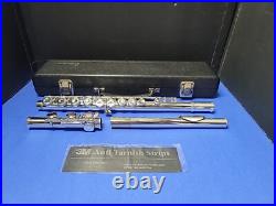GEMEINHARDT ELKHART M2 Silver Flute, with case Overhauled & Ultrasonic Cleaned