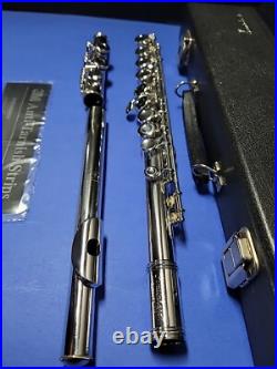 GEMEINHARDT ELKHART M2 Silver Flute, with case Overhauled & Ultrasonic Cleaned