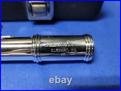 GEMEINHARDT ELKHART M2 Silver Flute, with case Overhauled & Ultrasonic Cleaned
