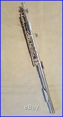 GEMEINHARDT Piccolo Model 4S Stamped Sterling Silver Solid Silver