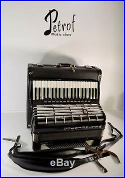 GERMAN ACCORDION WELTMEISTER S5-120 bass, 18r. DoubleTone ChamberPiccolo Musette