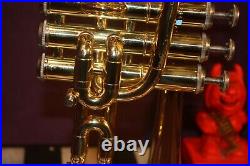 GETZEN ETERNA 1986 Mdl 940 Lacquer Bb/A Piccolo Trumpet, Monette mtpc, new case