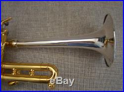 GOLDPLATED Stomvi MASTER Titanium Bb/A piccolo trumpet TWO BELLS, GAMONBRASS