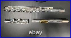 Gemeinhardt 22SP Flute/GOLD Embouchure plate -OVERHAULED & ULTRASONIC CLEANED