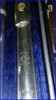 Gemeinhardt 2SP Flute & Case Silver Plate KGG Elkheard, Ind Gemeinhardt 2SP Flute & Case Silver Plate KGG Elkheard, Ind