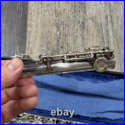 Gemeinhardt 2SP Student Flute Silver Plated Made USA Elkhart with Case Vintage
