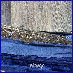 Gemeinhardt 2SP Student Flute Silver Plated Made USA Elkhart with Case Vintage