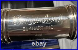 Gemeinhardt 3SB Flute SOLID SILVER Open hole. All 3 Joints Stamped solid Silver