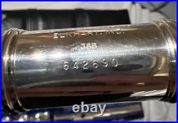 Gemeinhardt 3SB Flute SOLID SILVER Open hole. All 3 Joints Stamped solid Silver