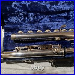 Gemeinhardt 3SB Flute SOLID SILVER Open hole. All 3 Joints Stamped solid Silver