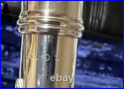 Gemeinhardt 3SB Flute SOLID SILVER Open hole. All 3 Joints Stamped solid Silver