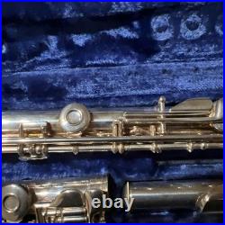 Gemeinhardt 3SB Flute SOLID SILVER Open hole. All 3 Joints Stamped solid Silver