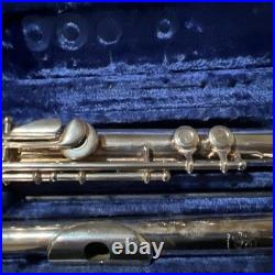Gemeinhardt 3SB Flute SOLID SILVER Open hole. All 3 Joints Stamped solid Silver